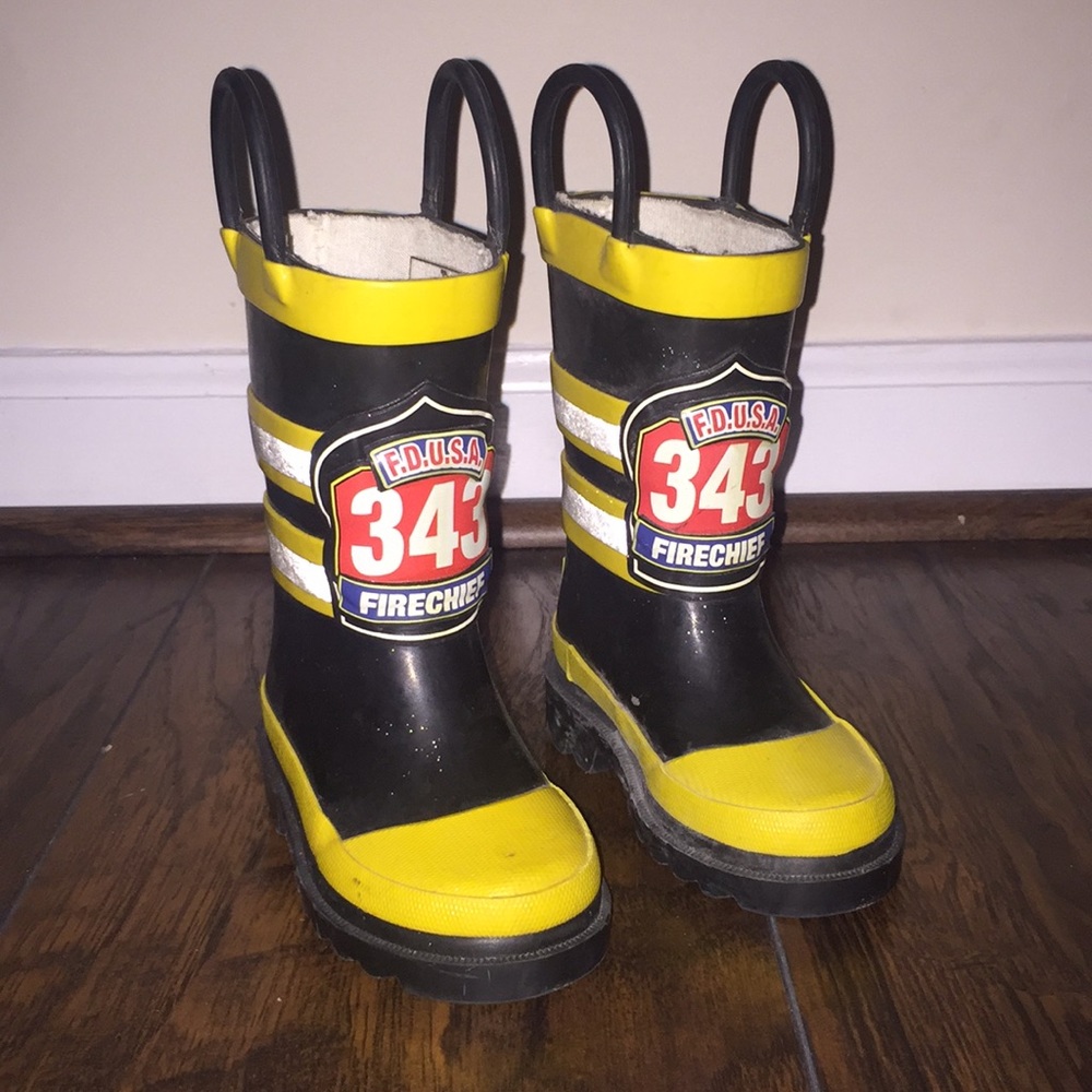 Rain boots - fireman 🚒 fire truck 🚒 chief